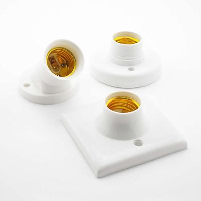 Screw Lamp Base E27 Plug Socket Light Bulb AC Wall Holder Adapter Snap-in Lamp Holder