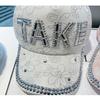 Embellished  Baseball Cap - Stylish Street Style Trucker Cap For Sun Protection - Adjustable, Breathable
