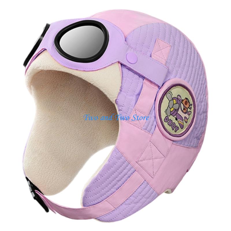 HX6F Comfortable Kids Winter Hat For Outdoor Quests Ski Hiking Ventilated Fabric
