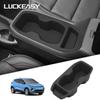 LUCKEASY for Chevrolet Chevy Bolt EV 2027+ TPE Center Console Cup Holder Shock-Absorbing Insert Drinks Storage Box Accessories