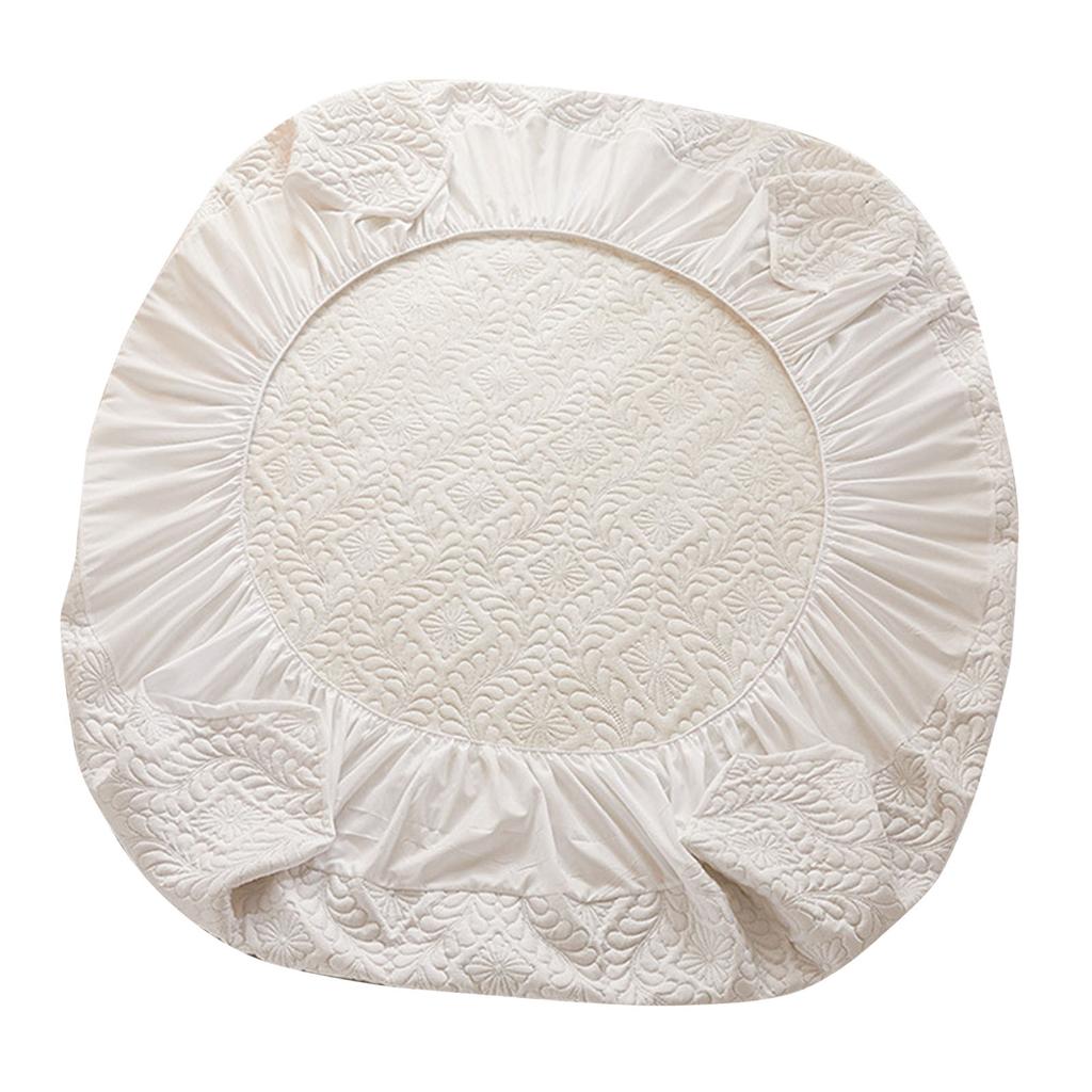 Mattress Cover Water Resistant Soft Dust Prevention Brushed Fabric Mattress Protector for Home Hotel 180x200cm