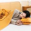 Multifunctional 2 in 1 Capybara Pillow Blanket Plush Soft Travel Blanket Cartoon Cozy Nap Cushion Blanket Office Nap