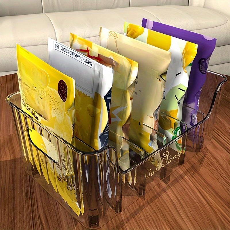 Large Capacity Spice Rack Transparent Divided Cosmetic Food Storage Box Countertop Spice Shelf Kitchen Pantry Cabinet Organizer