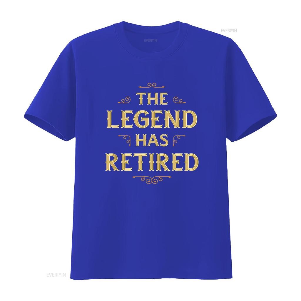 The Legend Has Retired For Retirement 2024 T Shirt vintage Washed streetwear Versatile Slightly designer clothes Comfortable