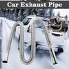 Double-layer Stainless Steel Exhaust Pipe 60/100/150 Ir Diesel Parking Heater Stainless Steel Exhaust Pipe Tube Gas Vent Hose