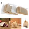 100 Stück/Los Teebeutel Teebags Biologisch abbaubares Papier Zugband Umweltfreundlich Filter Leer loser Blattpulver Kräutermedizin Sieb