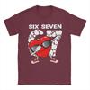 Valentines Day Hearts Dabbing six Seven 67 T Shirt Summer Hip Hop T Shirts Adult 100 Cotton O Neck Short Sleeve Y2K Retro Tshirt