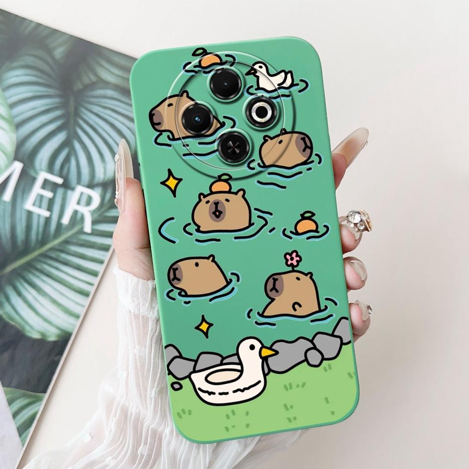 For Tecno Spark 30C 4G Case Popular Daisy Flower Soft Silicone Matte Cover For Tecno Spark30C 4G kl5 kl5n Full Protection Bumper