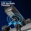 Smart Bicycle Front Light Rechargeable Bike Headlight with Horn Wireless Remote Control Bicycle Flashlight for Night Riding