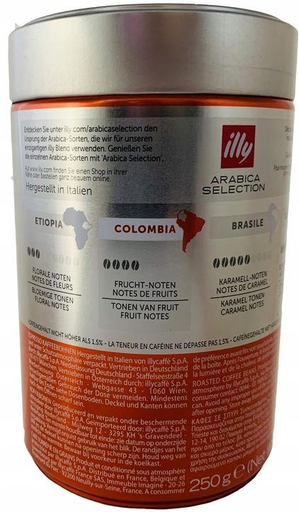 Illy Colombia Arabica Kawa Ziarnista 250G