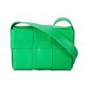 Bottega Veneta Mini Cassette Bag Parakeet/Silver Men Shoulder_bags Green 667048-VCQ72-3724