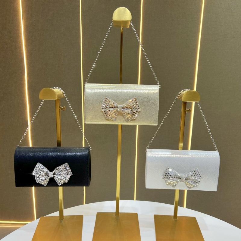 Bows Handbag, Banquet Handbag, High-end Single Shoulder Bag, Crossbody Evening Bag
