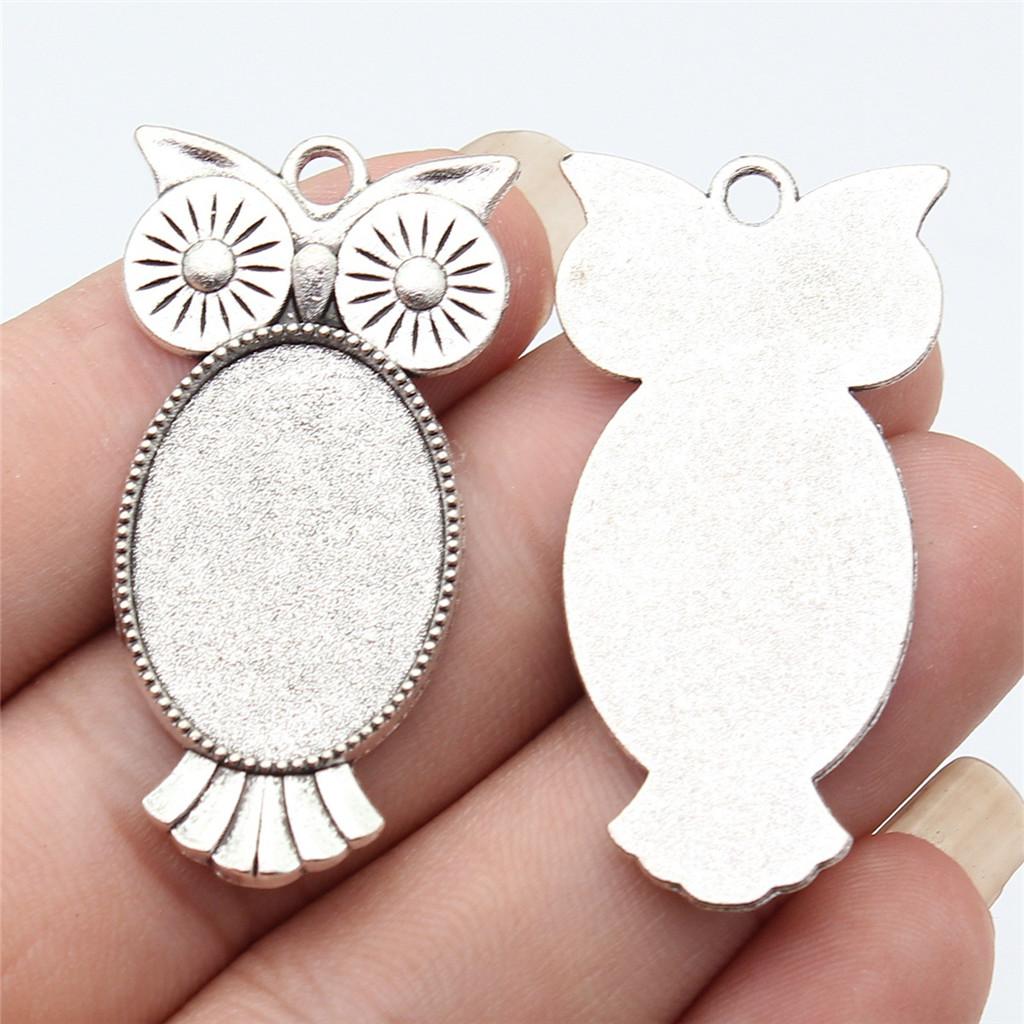 Accessories Parts Fit 18x25mm Oval Glass Cabochon Base Tray Bezel Wedding Jewelry Findings QA039