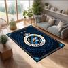Club Brugge FC Soccer Football Pattern Soft Area Rug Non Slip Indoor Floor Carpet Sports Decor Mat for Bedroom