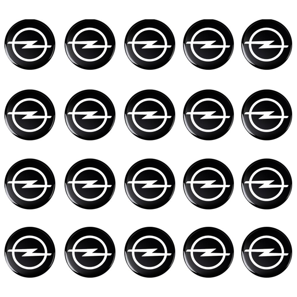 2/5/10/20pcs 14MM Car Remote Key Emblem Decoration Logo Stickers for Opel Astra H G Insignia Antara Ampera Mokka Zafira Corsa