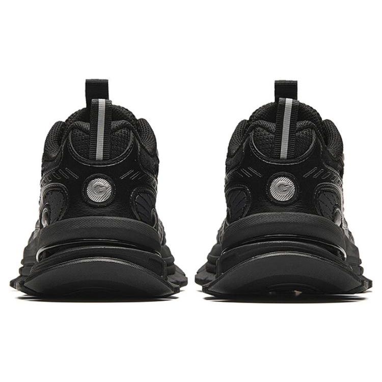 Anta Champion Series Comfortable Versatile Low-Top Dad Shoes Women sneaker Black 122418805A-1
