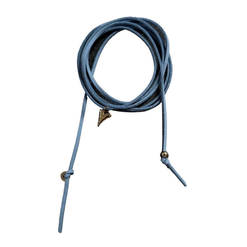 Модный стиль Подвеска Чокер Заявление Цепочка на ключицы Подвеска-сердце Чокер Аксессуары Y2K Подходит для Свадебной вечеринки 1 синий