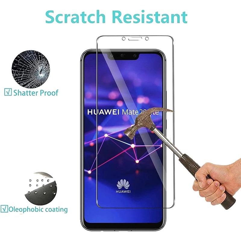 4Pcs Tempered Glass For Huawei Mate 20 Lite Screen Protector Glass Film