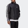 adidas Originals Padded Stand Collar Puffer Size L Black Jacket, Men's, (Chest 93-99cm), Outerwear, HL9212,