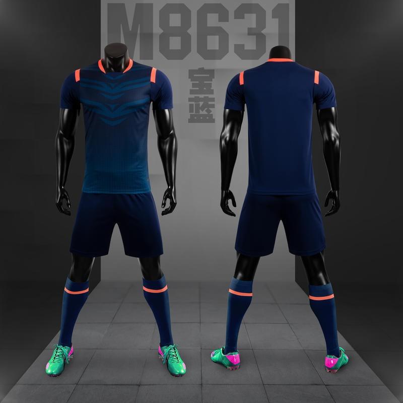

Football Uniform Suit Men s Short-sleeved Team Clothes Primary School Students football Sports Training Shirts XS
