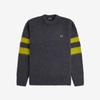 Fred Perry [Sharp] Chunky Tip Sleeve Knit - Anchor Grey Afpm2531551-297