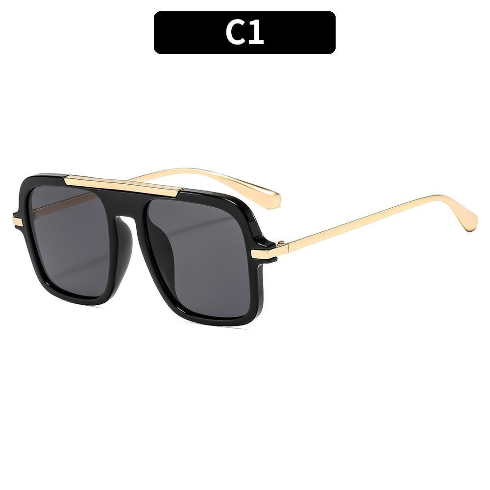 New Fashion Square Sunglasses Personalized European And American Trend Large Frame Sunglasses Uv Protection Sunglasses