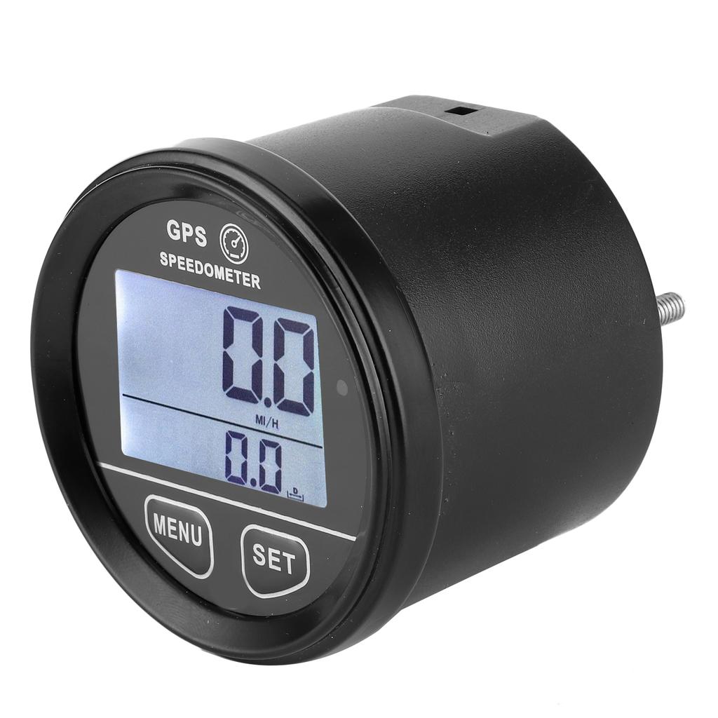 2.36in DC10?24V GPS Speedometer Odometer LCD Digital Gauge for ATV UTV Motorcycle Marine Boat