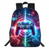 Digital bedruckter GamePad-Spielcontroller, Kinderrucksack, Rucksack für Mittelschüler, Jungen und Mädchen