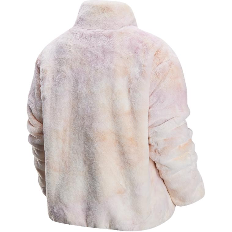 Nike Chaqueta de Mujer con Swoosh Grande de Piel Sintética Rosa HQ4871-663