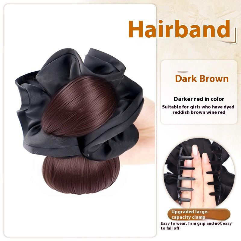 

Парик-пучок, заколка для волос, накладной пучок, наращивание прямых волос для легкой прически, синтетический зажим, пучок для грязных волос для женщин