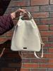Damen-Rucksacktasche Safenta 6213 milchige Öko-Leder