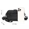 Unisex Trendy Solid Color Crossbody Messenger Bag