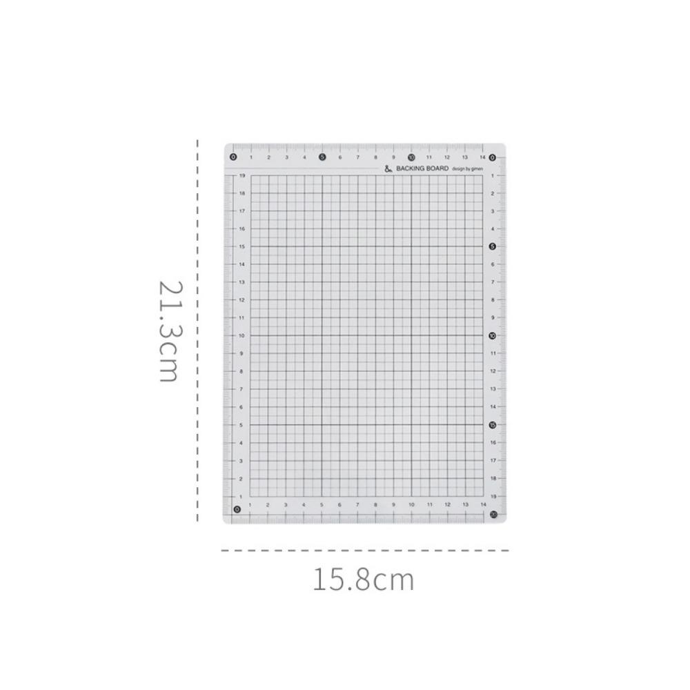 Transparent Grid Scale Ruler Non Slip Writing Board New Learning Pad  Student Writing