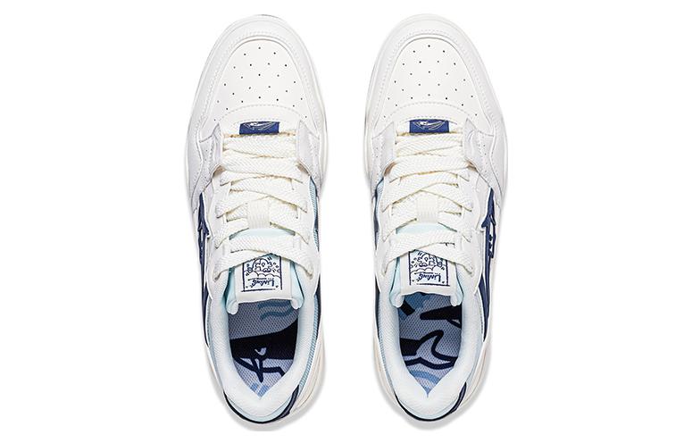 Li Ning Yuebai Ocean Cushioning Lightweight Cushioning Lightweight Low top Skateboard Shoes Men's White AGCS251-16