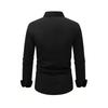 Professional Slim Fit Plus Size Workwear: Long Sleeve White & Short Sleeve Black Shirts