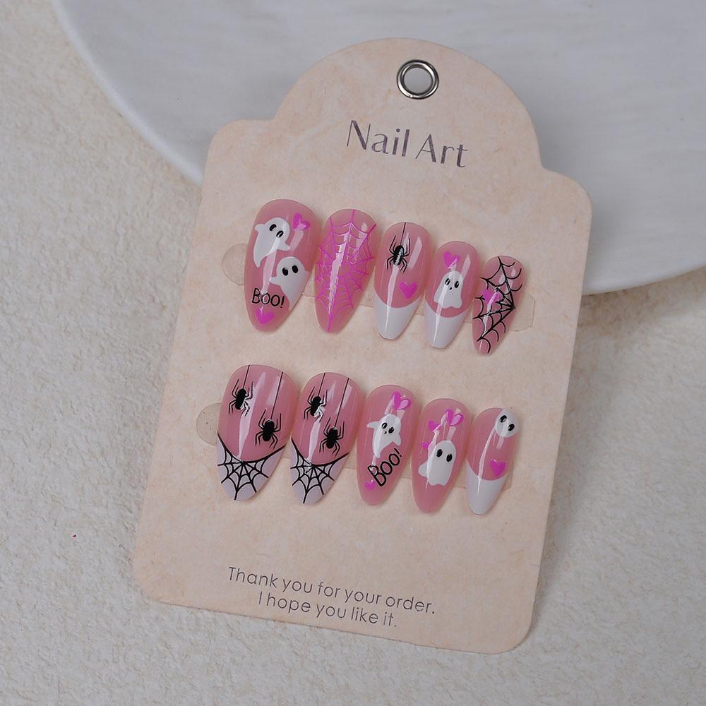 Halloween 3D Scary Almond-Shaped Funny Nails Collection
