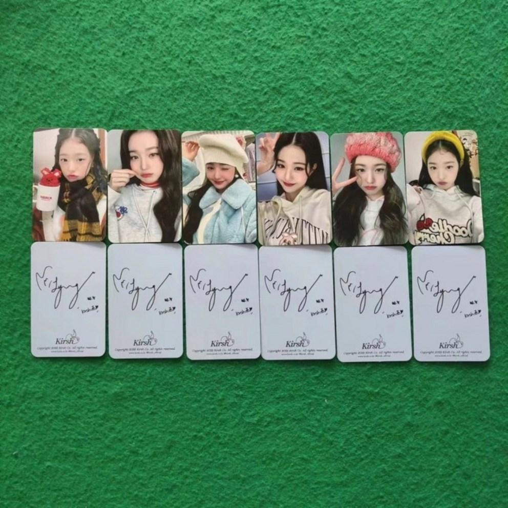 IVE Jang Won-young Mini-Album Switch Idol-Merchandise Fotokarte Pyjama-Häschen-Decke Live-Karte WM2.0 Album-Fotokarte 54 Stück