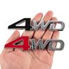 מדבקות מתכת לרכב 4X4 תלת-ממדיות - מדבקות דקורטיביות עם עיצוב תלת-ממדי ולוגו הנעה לארבעה גלגלים למכוניות משופצות.
