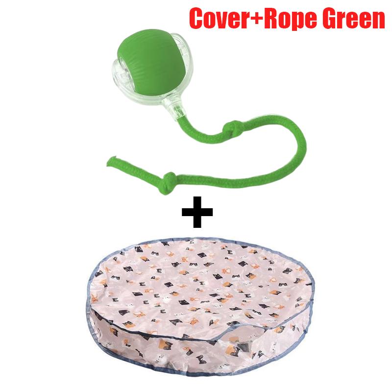 Cat Interactive Toys Ball Cover Set Fast Rolling In Pouch Hide and Seek Kitten Toy Motion Activated Interactive Cat Toy Indoor