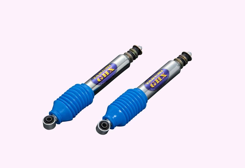 Rim MONO Front Shock Absorbers Set of for 200 Series Hiace TAKUMI-GHX (50mm-80mm Lowering), 2, Silver, 2/4WD