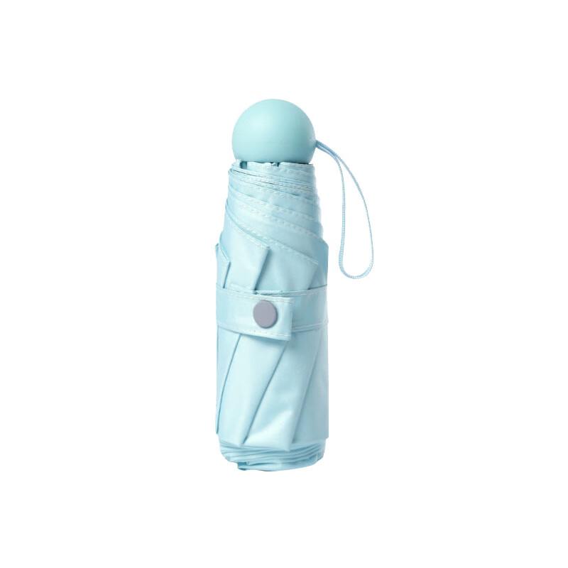 Tri-polar TP7018 Black Coated Five-Fold Umbrella