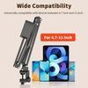 1 stk. Tablet-holder til seng med 90 cm Metalarm 360° Roterende Senge-tabletmonteringsstander Til iPad Stand 4,7~10,2 Tommer Telefon-tabletbeslag