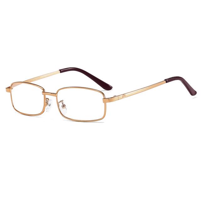 Classic Real Glass Lens Reading Glasses Men Women Square Full Frame Presbyopic Glasses Anti -Scratch Diopter Eyewear +1 .5 2 .0 2 .5