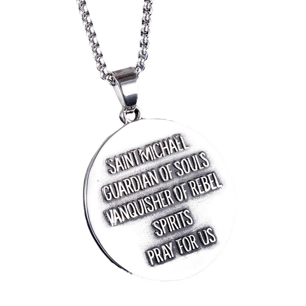 Collana Retro Arcangelo da Uomo