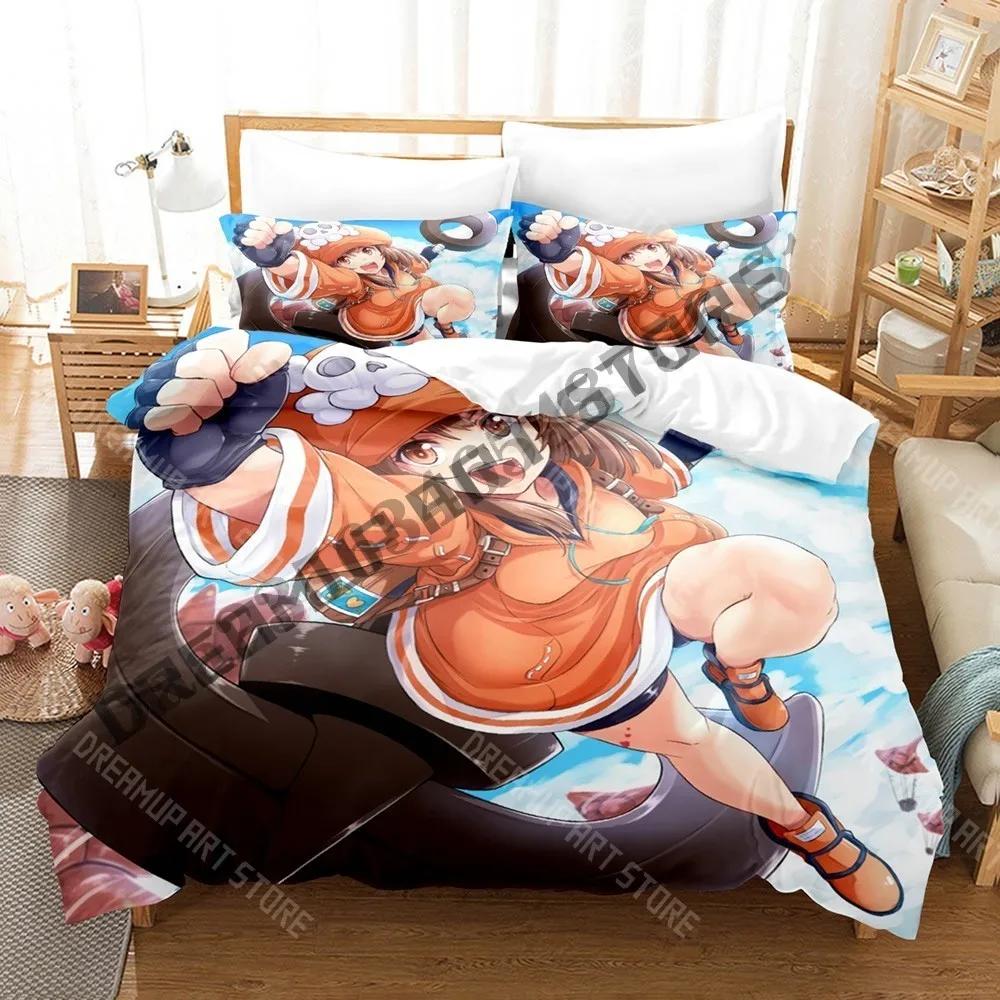 3D Print GUILTY GEAR May Bridget Bedding Set Single Twin Full Queen King Size Bed Set Adult Kid Bedroom Duvetcover Sets