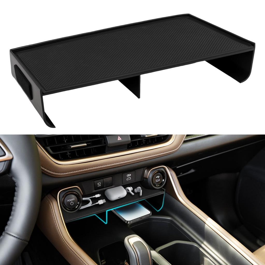Center Console Organizer For Toyota Grand Highlander 2023 2024 2025 2026 Console Organizer Storage Tray ABS Interior Accessories