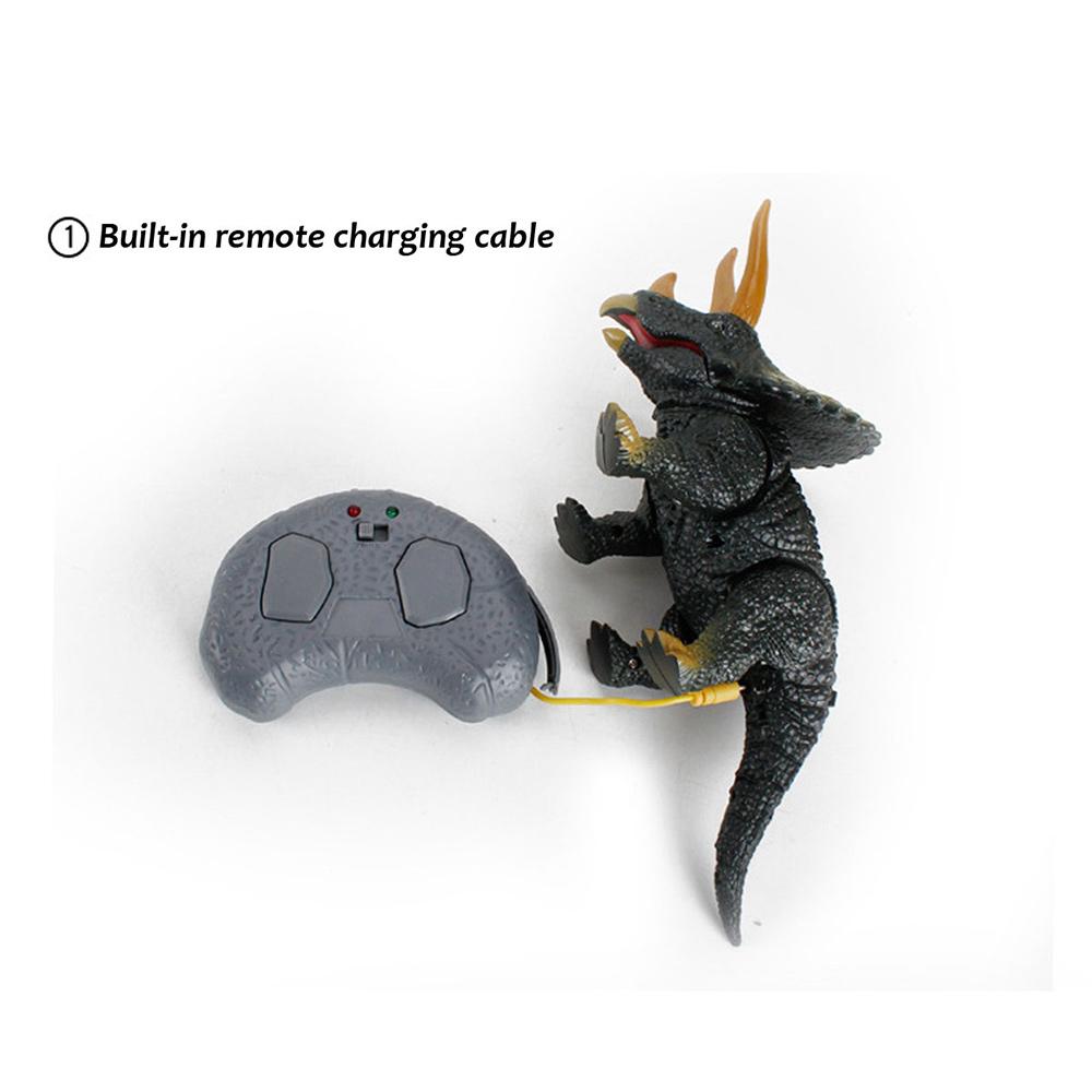 Triceratops Dinosaur Toy Model Lighting/Sounding/Walking Boy Kid Dinosaur World Kids Animal Toys Gift with Remote Control
