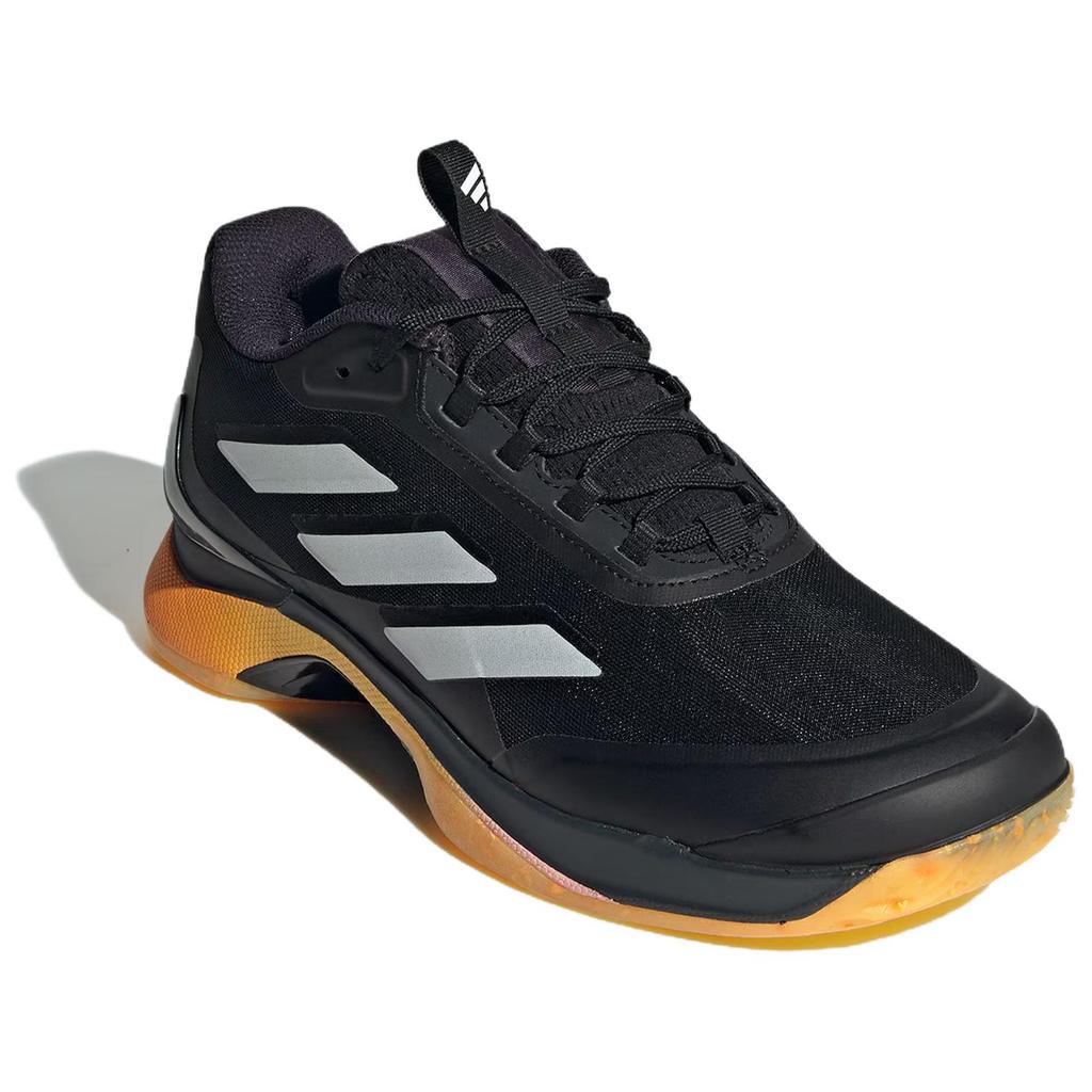 Adidas Avacourt 2 Comfortable Lightweight Slip-Resistant Durable Low-Top Tennis Shoes Women Sneakers Black White IH2593