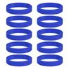 10/20Pcs 3.15" Silicone Rubber Bands Non-slip Flat Elastic Rubber Wrapping Bands for Books Traps Art Wrapping Paper Cord Wraps