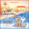 1 Pc Self Warming Cat Dog Bed, Ultra Soft Cat Pet Heating Pad for Indoor Outdoor, Non-Slip Heated Cat Mat Thermal Blanket 300/500/650g
